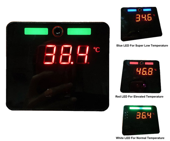 3 LED Indicators For Body Temperatures
