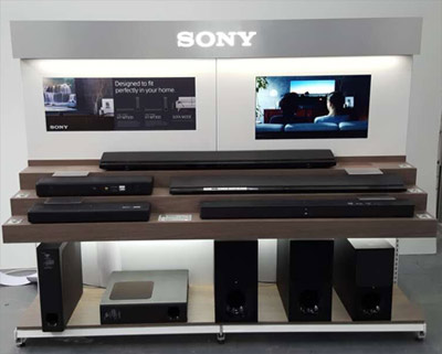 Sony Sound Bar Demo Shop in Shop