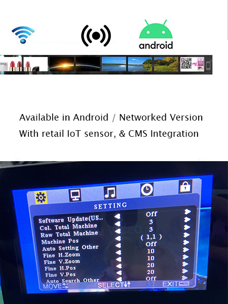 shelf video strip android IoT