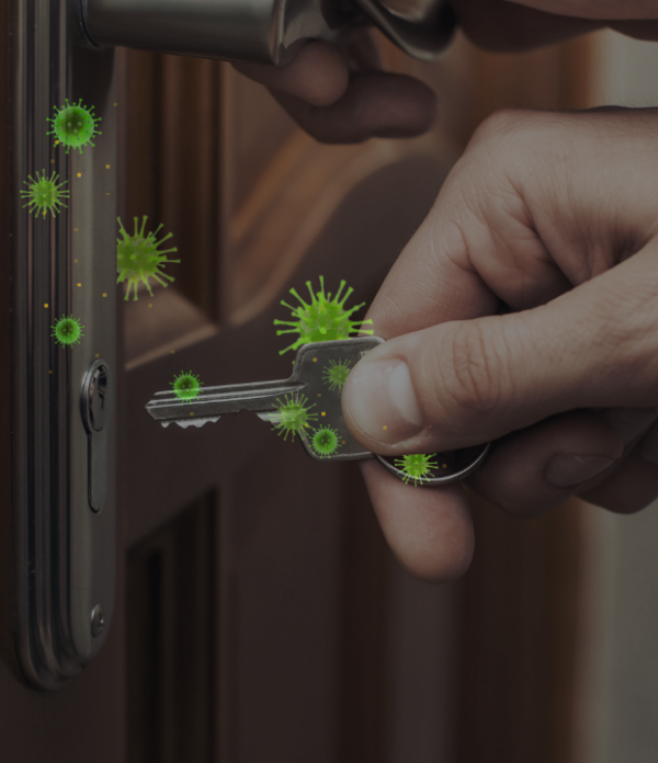 viruses through door keys