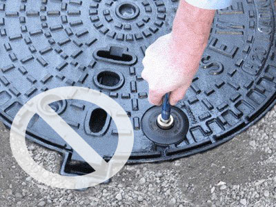 tranditional manhole lock meets challenges